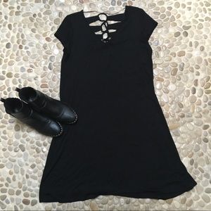NWT Sz L Cable and Gauge Blk Dress